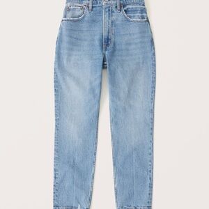 Abercrombie & Fitch Blue Ankle Cropped Jeans